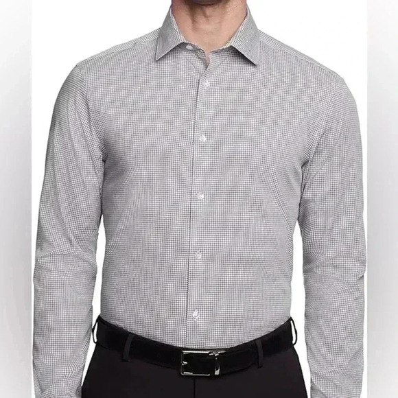 Calvin Klein - Non Iron Slim Fit Dress  Shirt - Picture 1 of 4